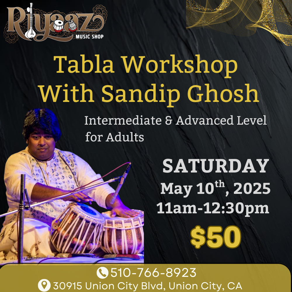Tabla Workshop for Adults with Sandip Ghosh
