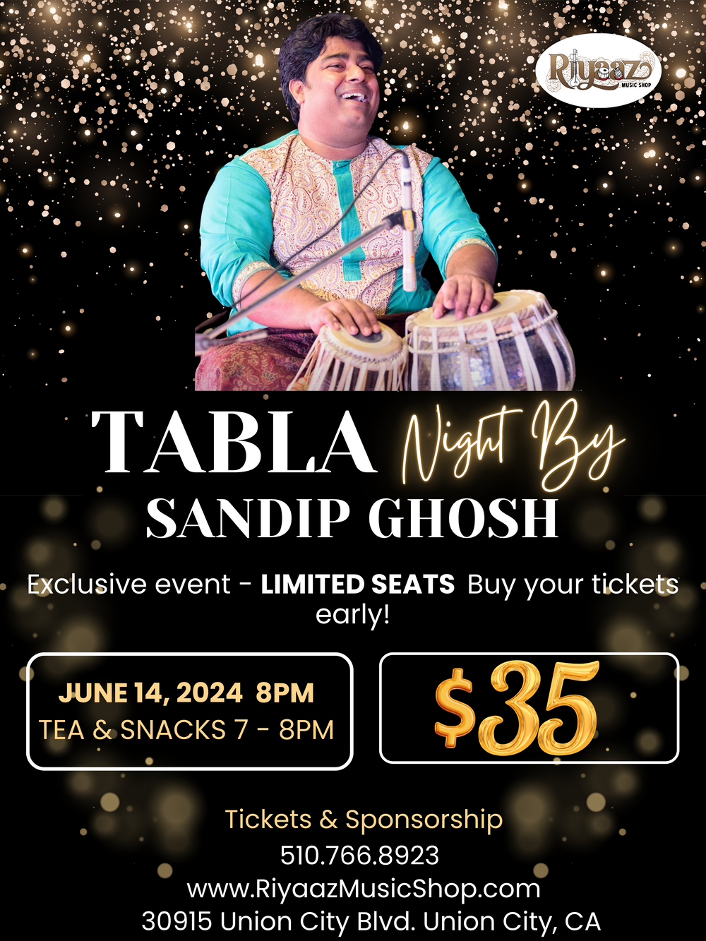 Tabla Night by Sandip Ghosh - June 14th