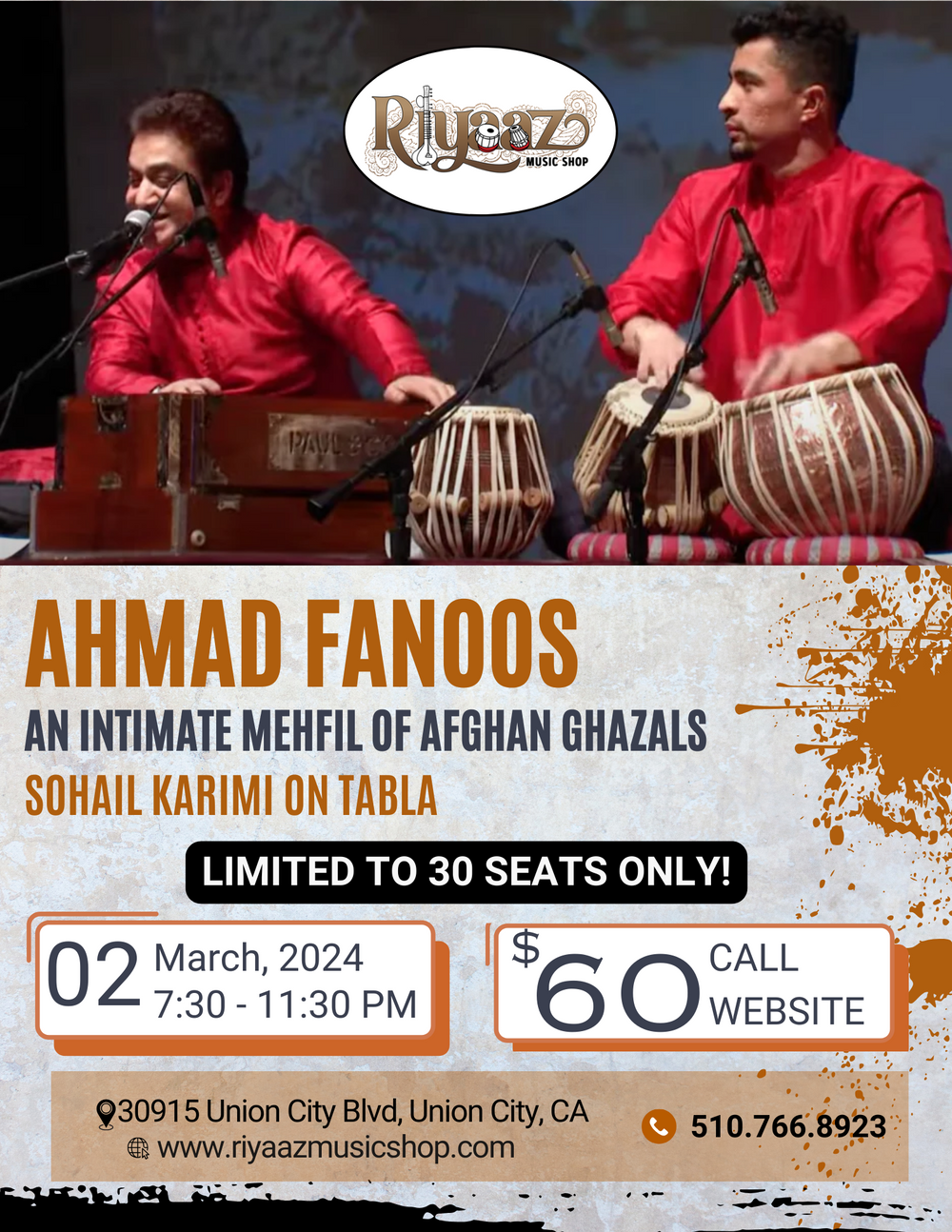 AN INTIMATE MEHFIL OF AFGHAN GHAZALS