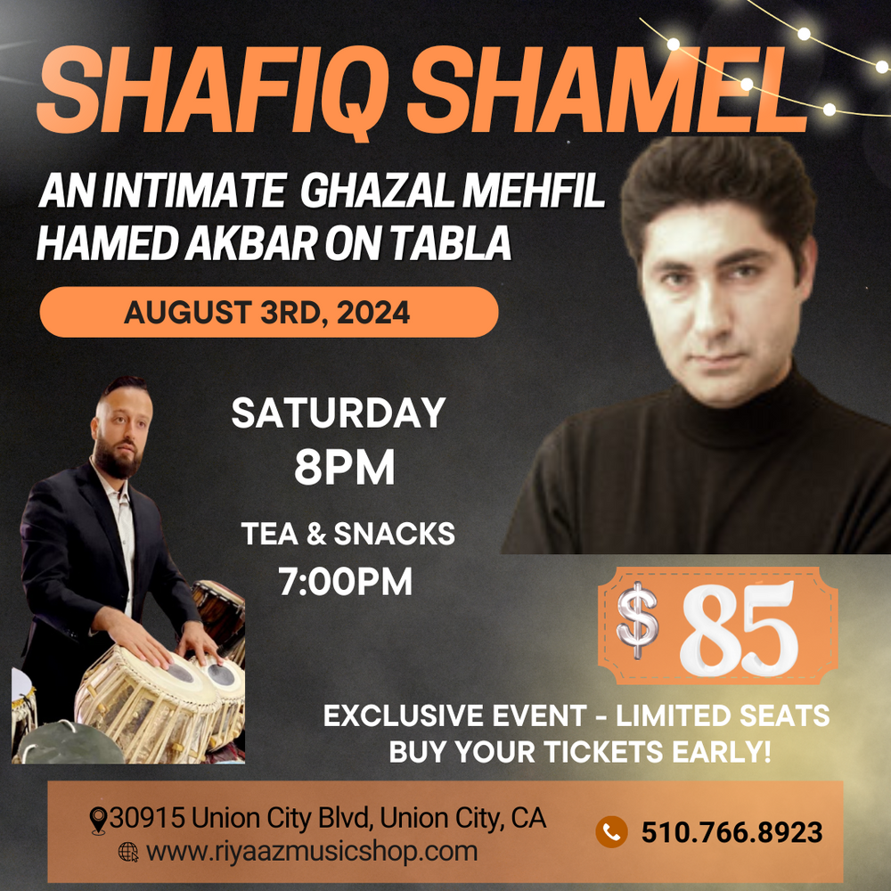AN INTIMATE GHAZAL MEHFIL - Shafiq Shamel