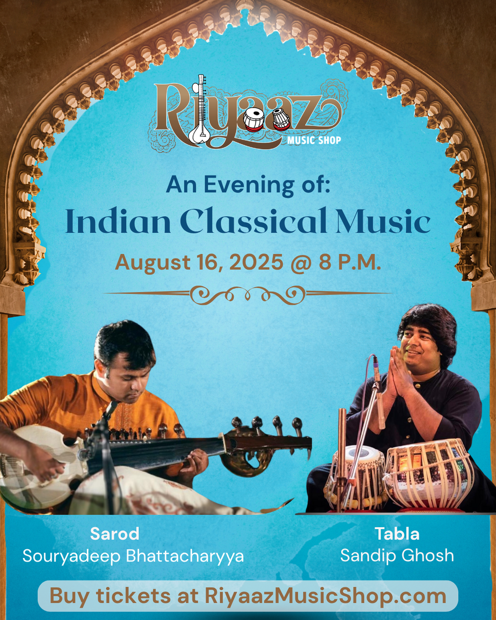 An Evening of Indian Classical Music - August 16th,2025 in Bayarea