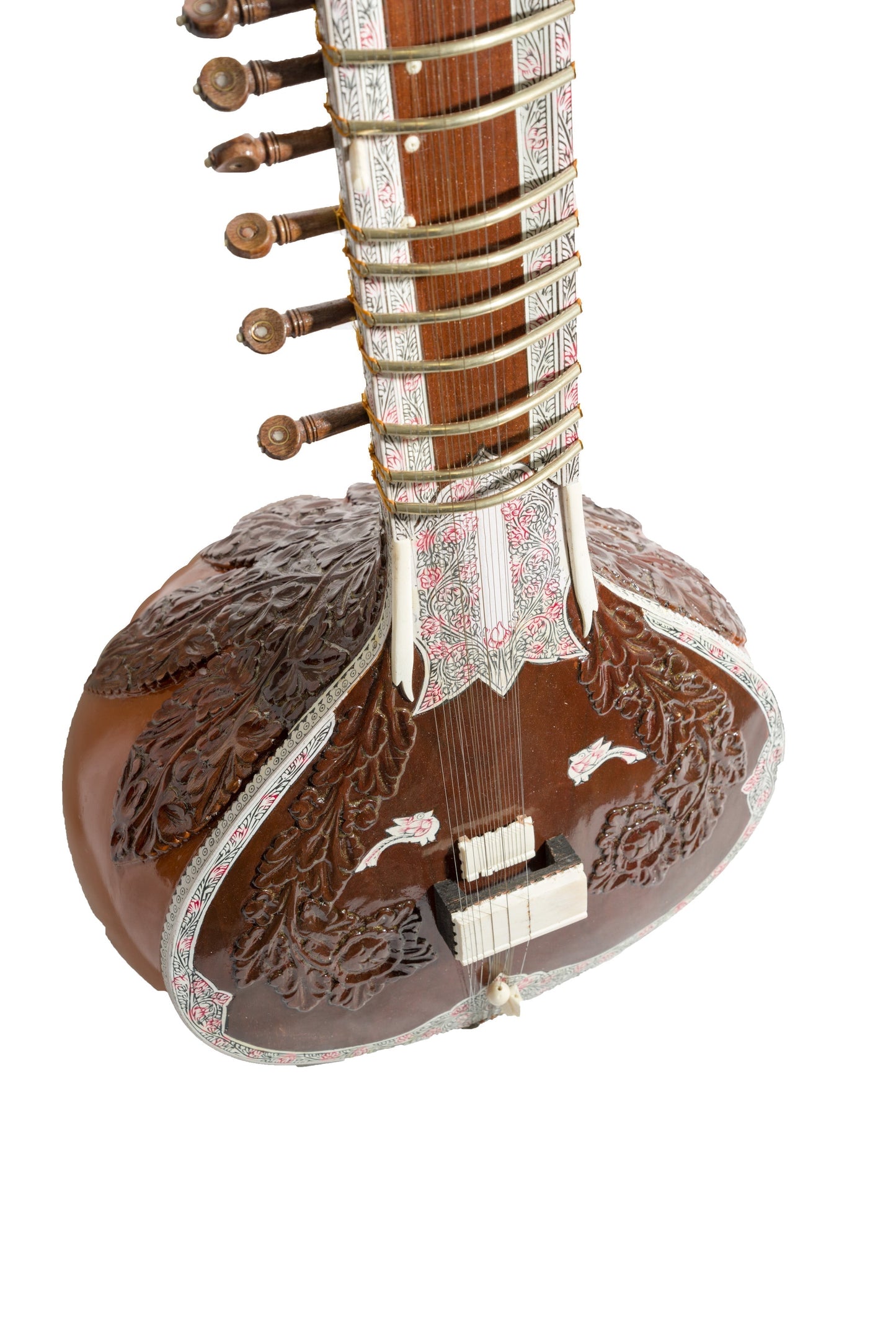 
                  
                    Ravi Shankar's Style Sitar with Gourd - Premium Professional
                  
                