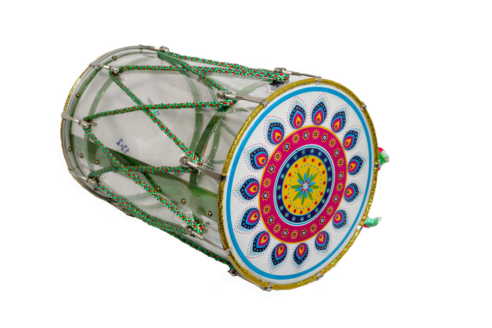 Punjabi Dhol - Transparent & LED lights