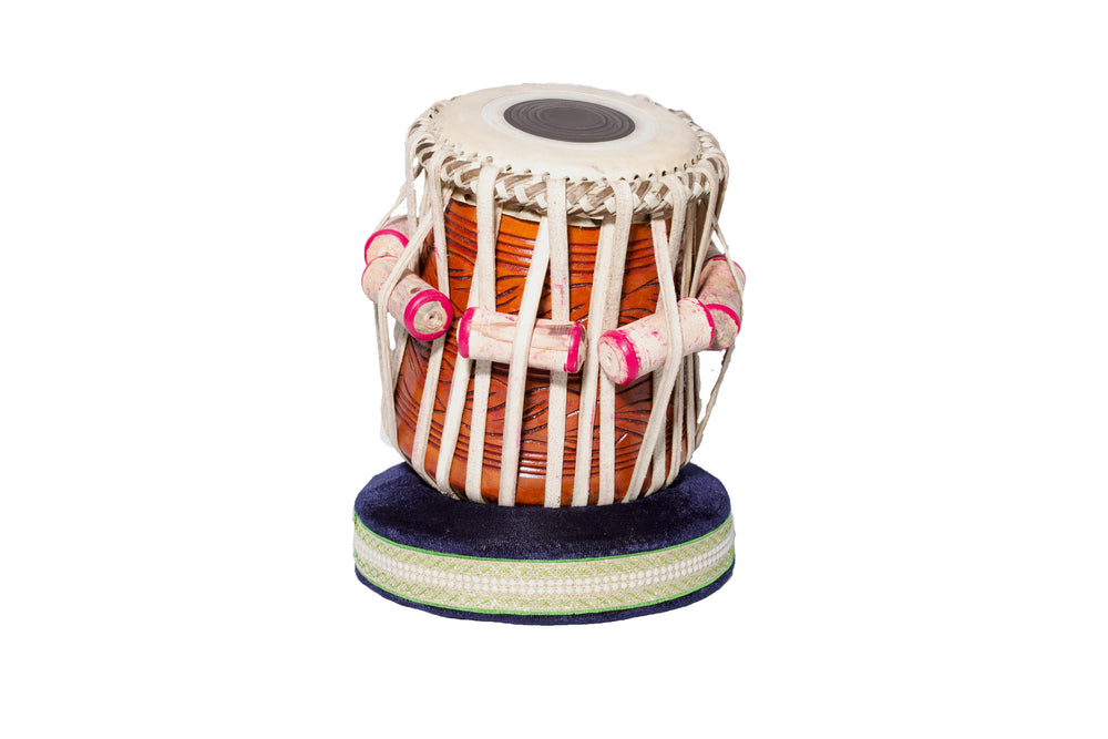 Professional Tabla Dayan Drum – Handcrafted Sheesham or Mahogany Wood – Authentic Indian Percussion Instrument